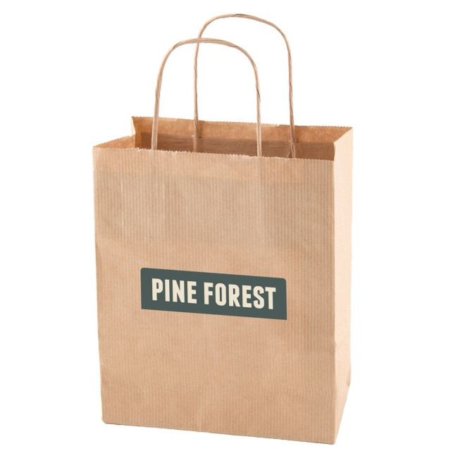 Promotional Paper bag 180 x 220 x 80mm - Image 1