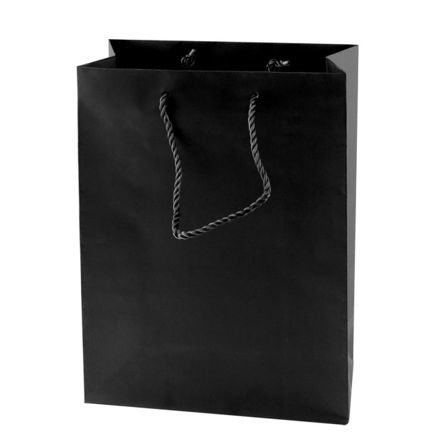 Promotional Matt paper bag 160 x 190 x 80 mm - Image 3