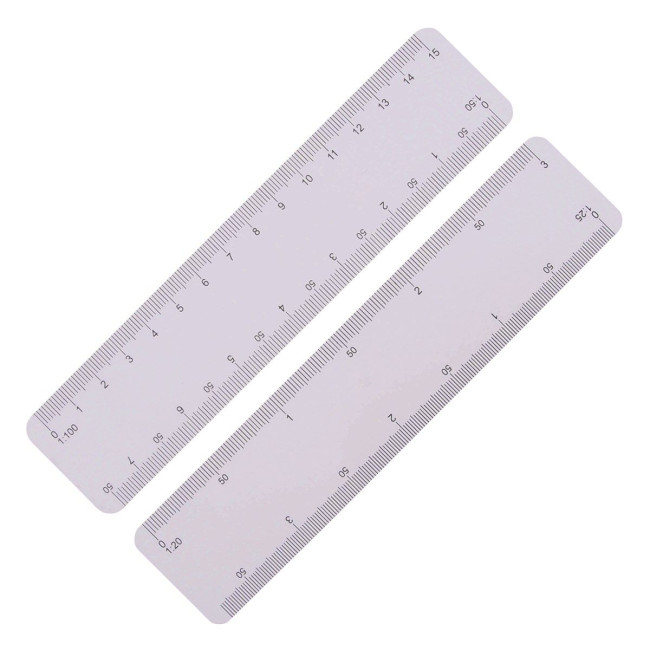 Promotional Ultra thin scale ruler 15cm - Image 2