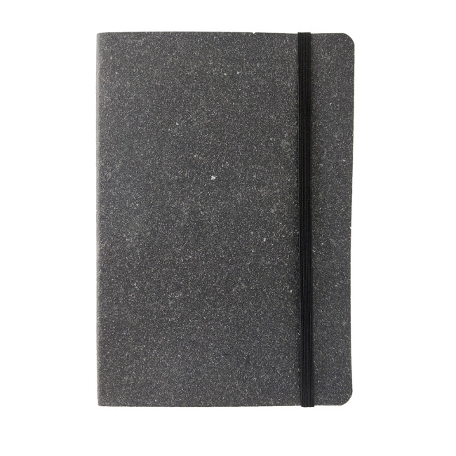 Promotional A5 Albany Recycled Leather Notebook Soft Cover