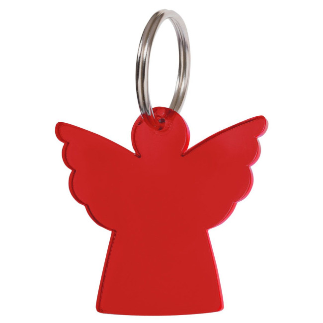 Promotional Angel Plastic Keyring  - Image 3