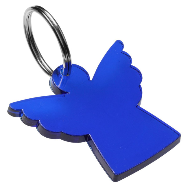 Promotional Angel Plastic Keyring  - Image 4