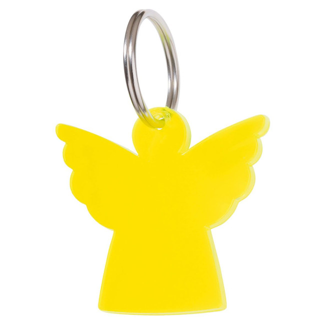 Promotional Angel Plastic Keyring  - Image 5