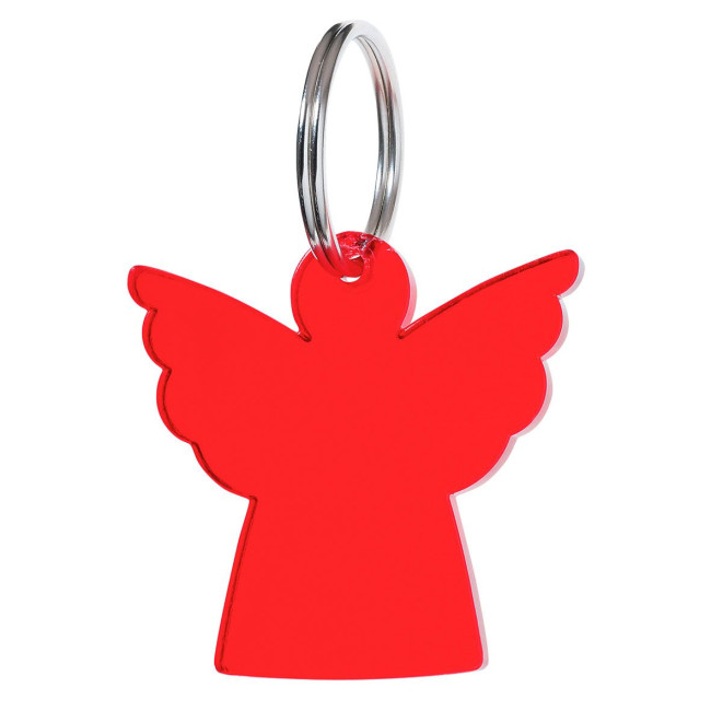 Promotional Angel Plastic Keyring  - Image 7