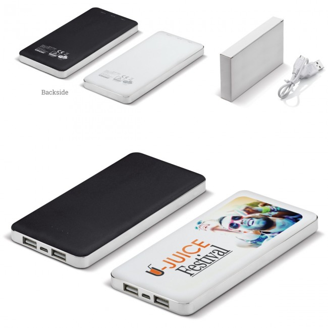 Promotional Powerbank flat TÜV GS 11000mAh - Image 2