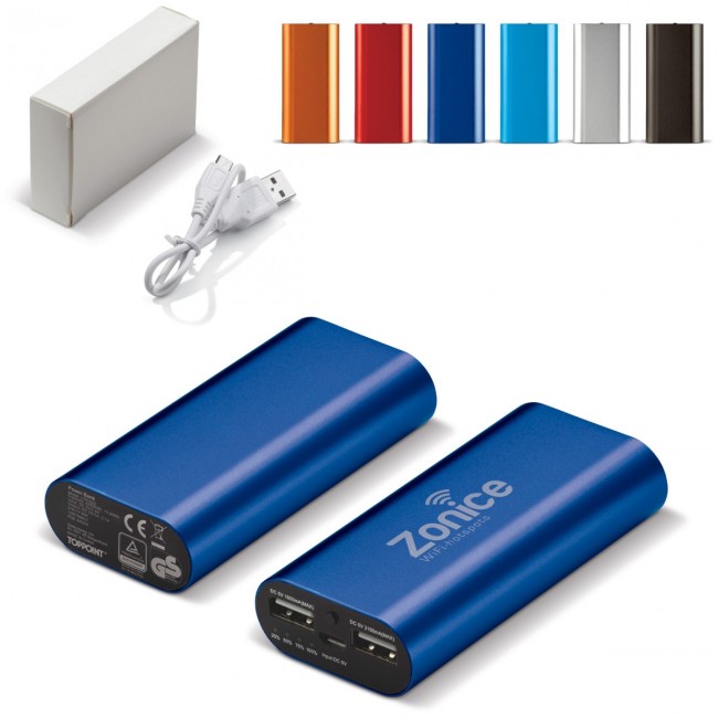 Promotional Powerbank double TÜV GS 4400mAh - Image 2