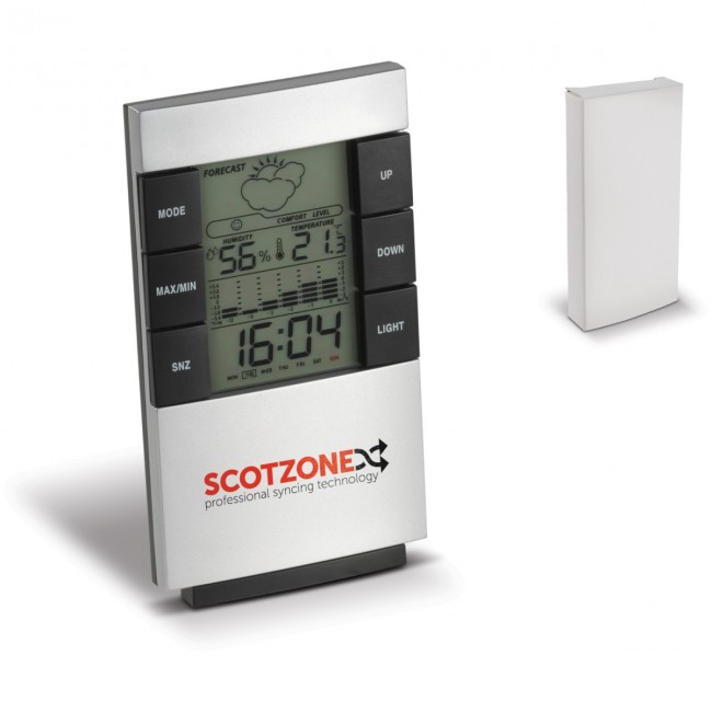 Promotional Weather station electronic silver - Image 2