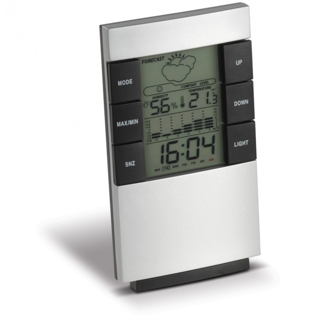 Promotional Weather station electronic silver - Image 1