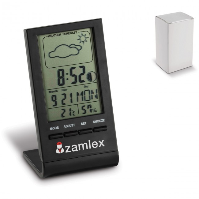 Promotional Weather station electronic black - Image 2