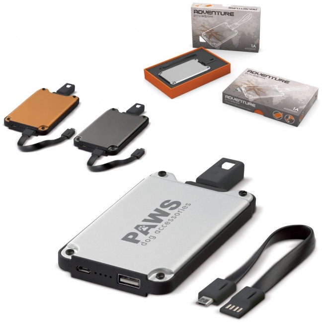 Promotional Adventure powerbank 4000mAh - Image 1