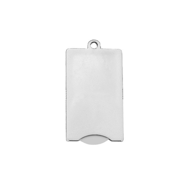 Promotional Square Chip Keyring - Image 2