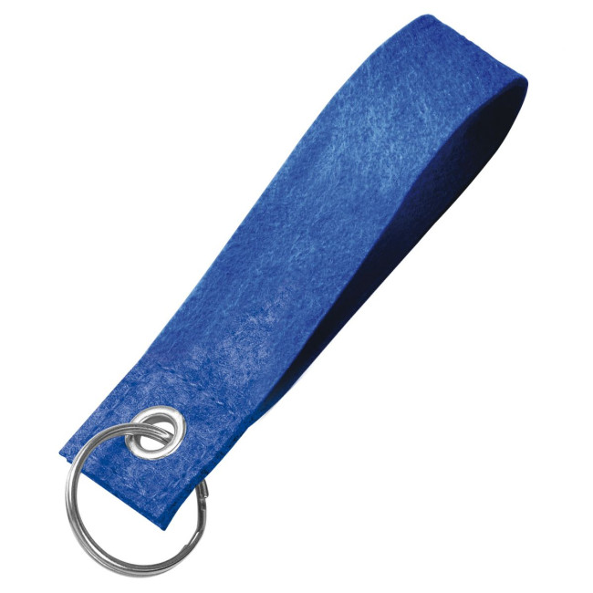 Promotional Felt Strap Pendant Keyring - Image 2