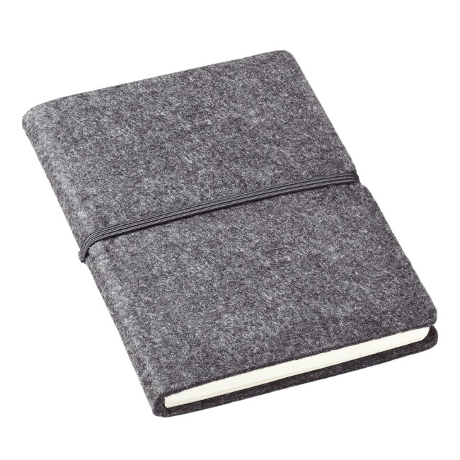 Promotional Grey Felt A5 Notebook