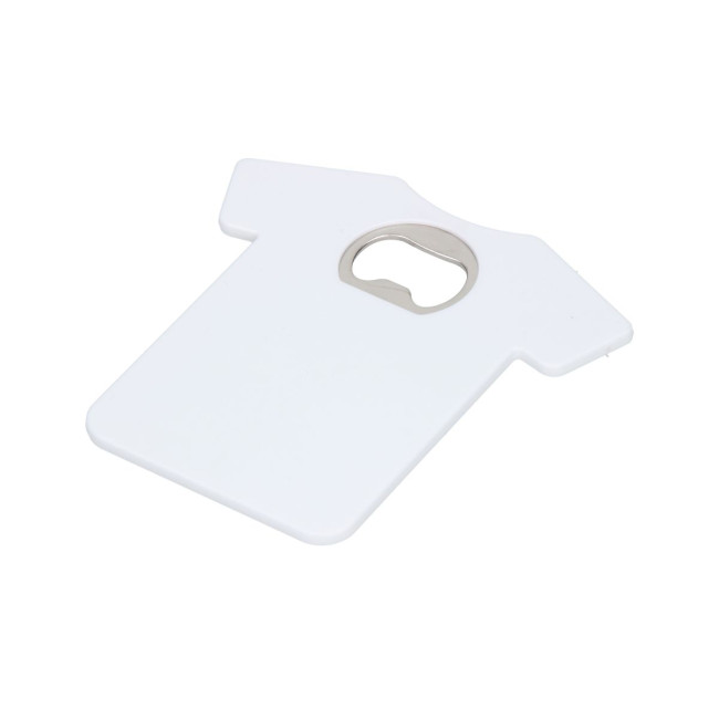 Promotional Football Shirt Bottle Opener Coaster - Image 2