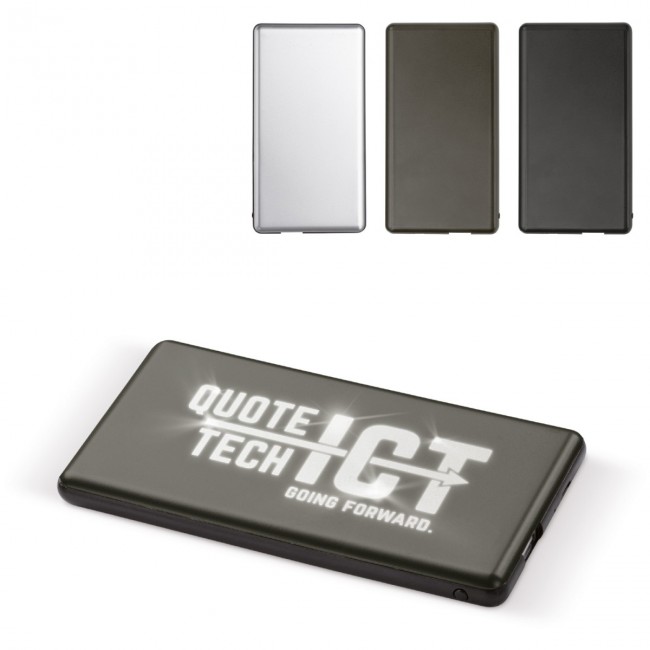 Promotional Light-up logo powerbank - Image 1