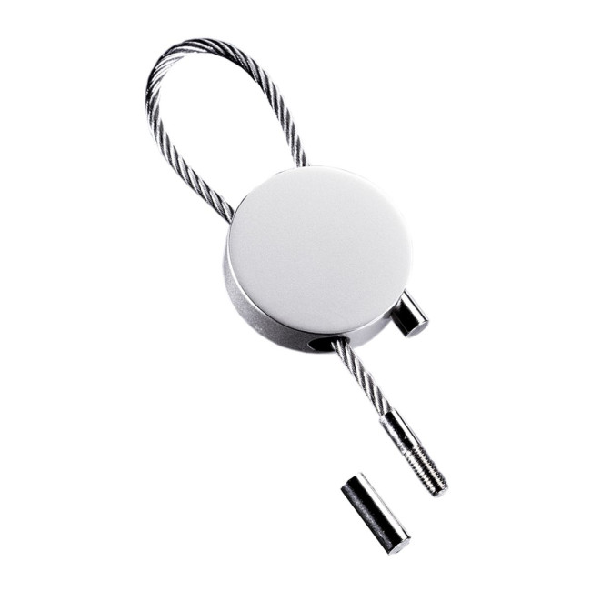 Promotional Cable Metal Keyring - Image 2