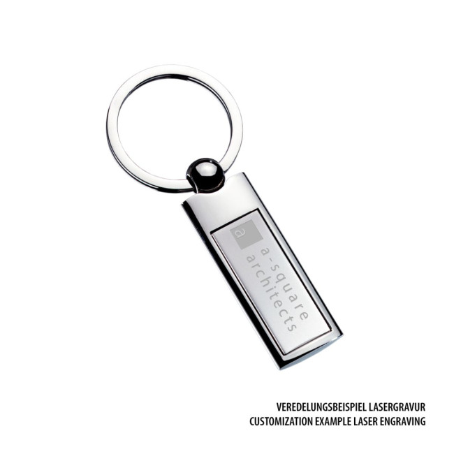 Promotional Pendant Metal Keyring - Image 2