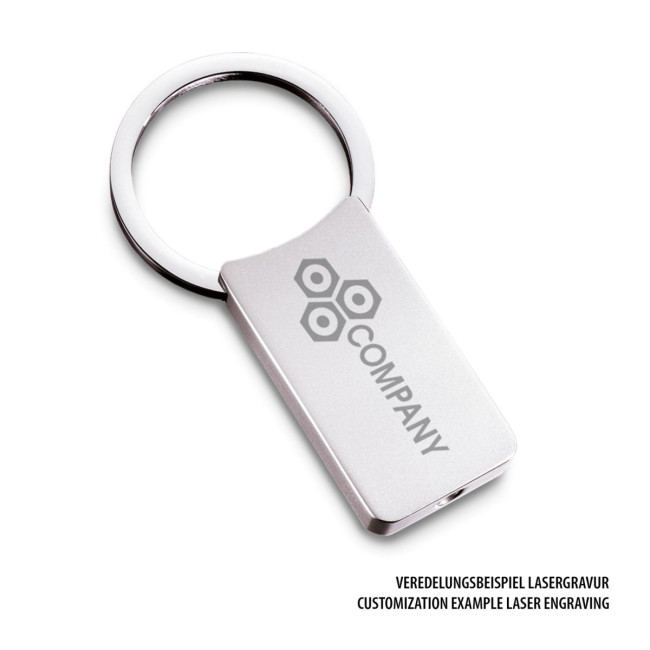 Promotional Large Classic Metal Keyring - Image 3