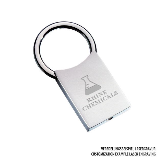 Promotional Large Classic Metal Keyring - Image 2