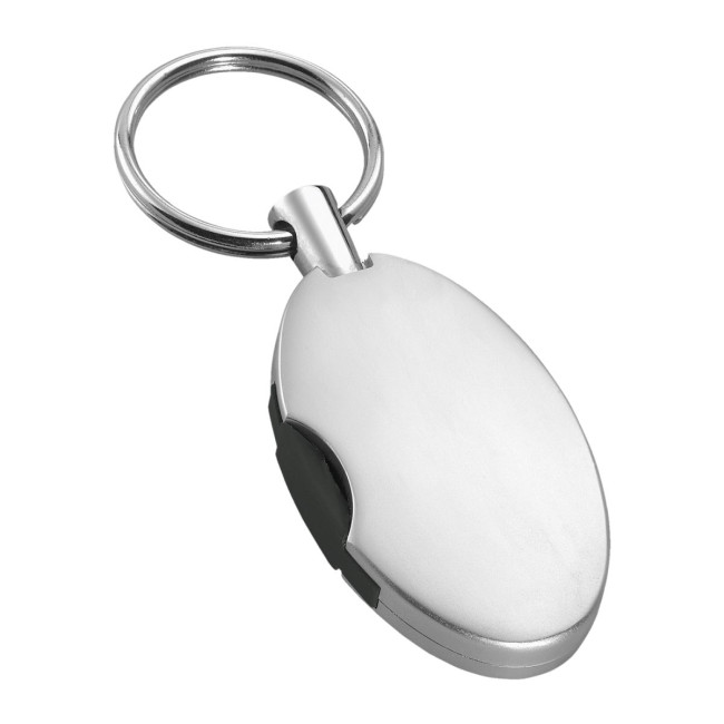 Promotional Caddy Chip Holder Metal Keyring - Image 1