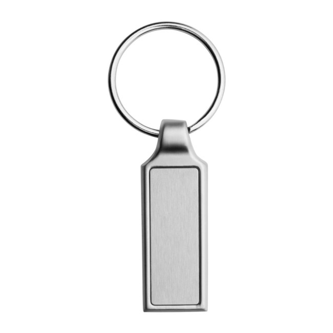 Promotional Rectangle Metal Keyring - Image 3