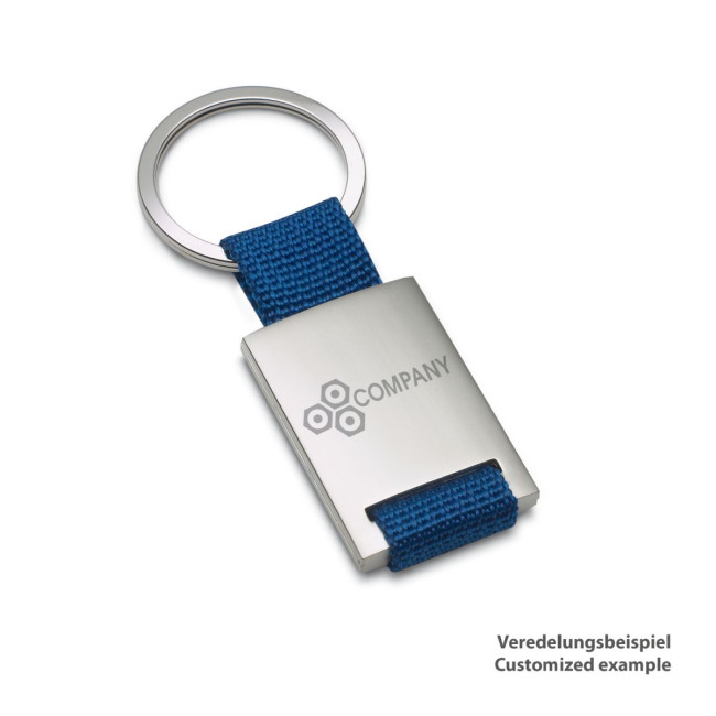 Promotional Kemer Printed Metal Keyring - Image 3