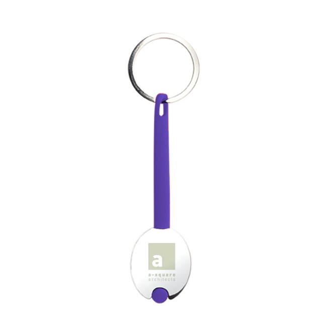 Promotional Silicone Metal Keyring - Image 2