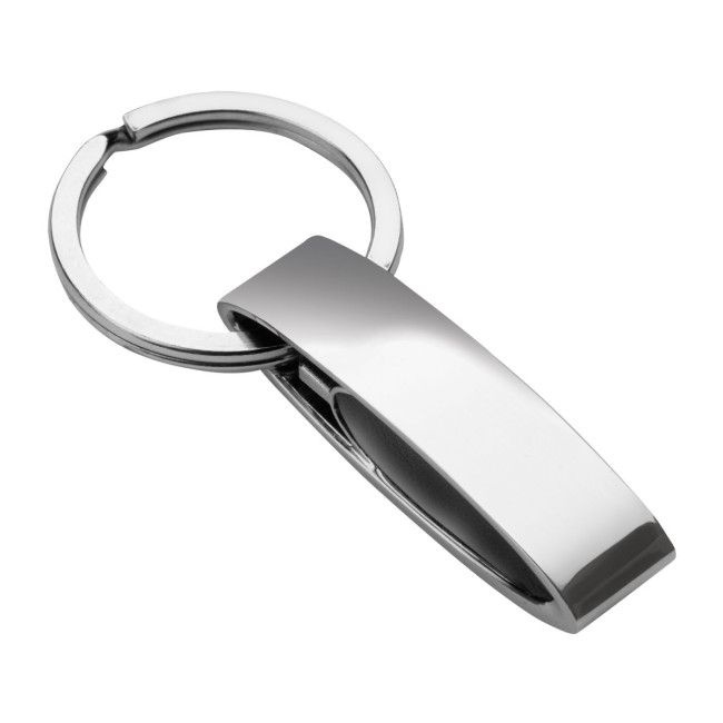 Promotional Split Ring Metal Keyring - Image 1