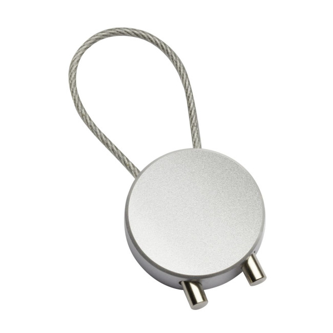 Promotional Round Cable Keyring - Image 2