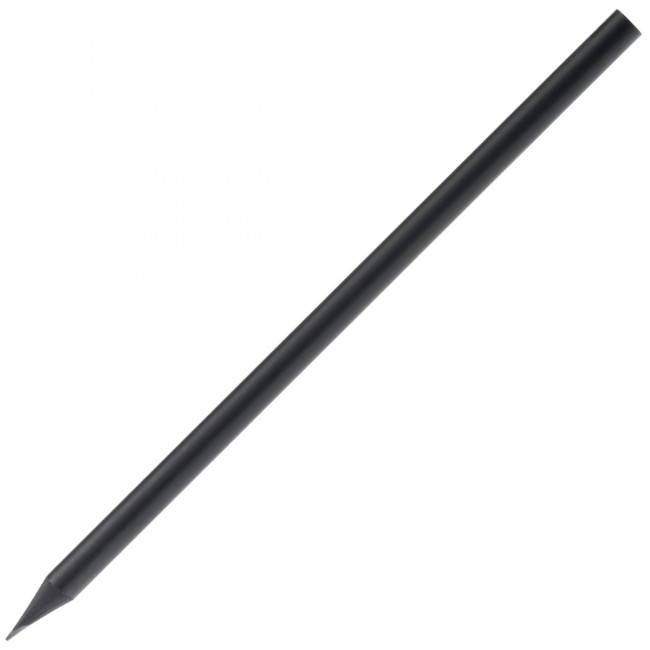 Promotional Black sharpened pencil - Image 1