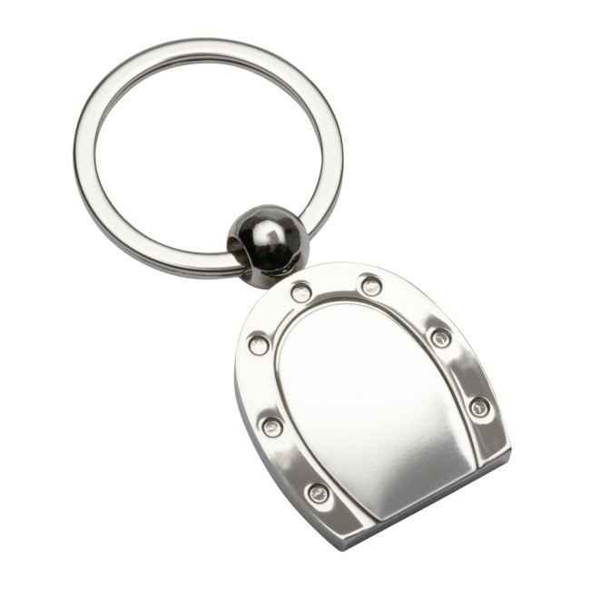 Promotional Horse Shoe Metal Keyring - Image 1