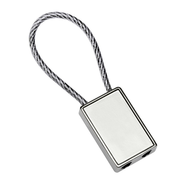 Promotional Metal Cable Keyring - Image 1