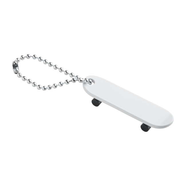 Promotional Skateboard Metal Keyring - Image 1