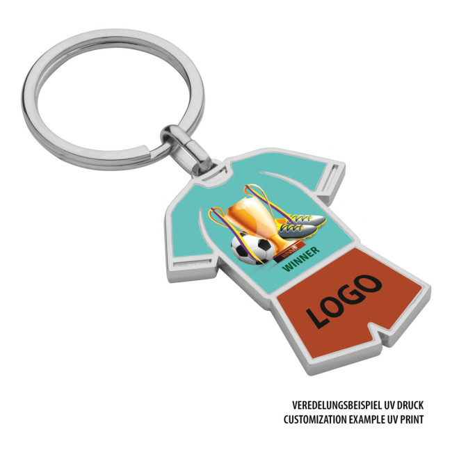 Promotional Football Kit Metal Keyring - Image 3