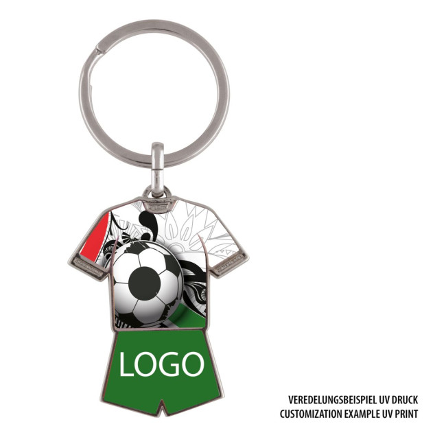 Promotional Football Kit Metal Keyring - Image 4