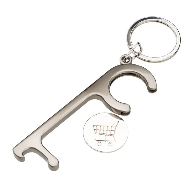 Promotional Hygienic Bottle Opener Keyring - Image 2