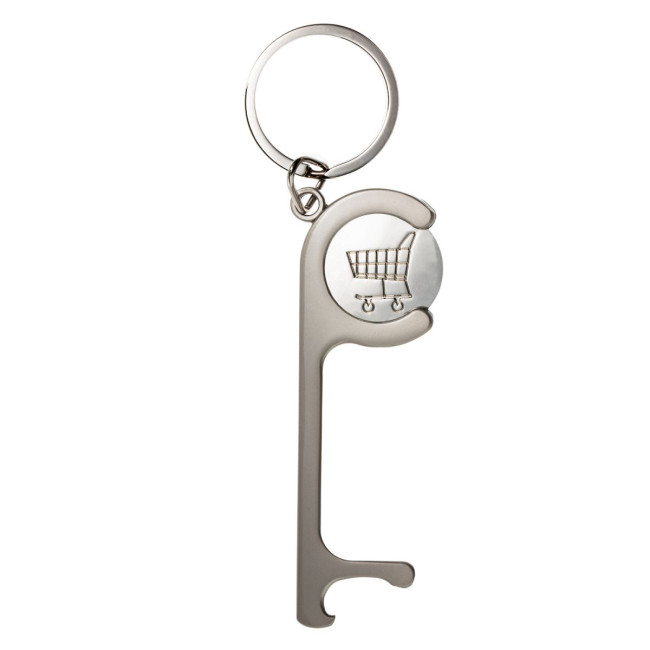 Promotional Hygienic Bottle Opener Keyring - Image 3