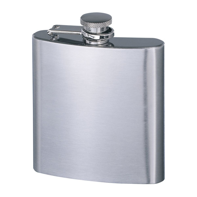 Promotional Stainless Steel Hip Flask - Image 1