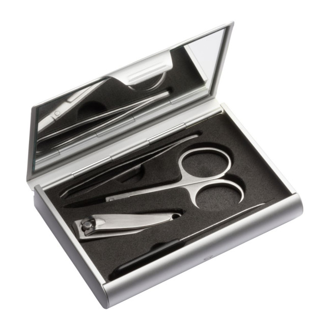 Promotional Silver Manicure Set - Image 1