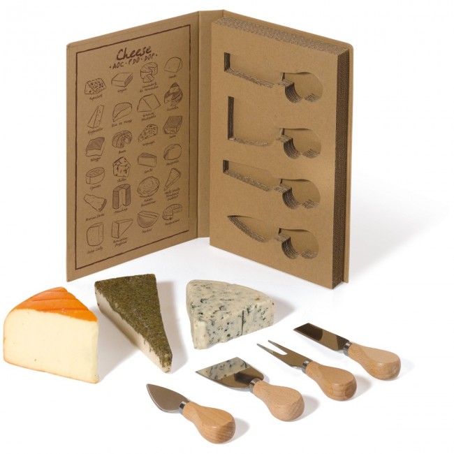 Promotional Bookstyle cheese set - Image 1