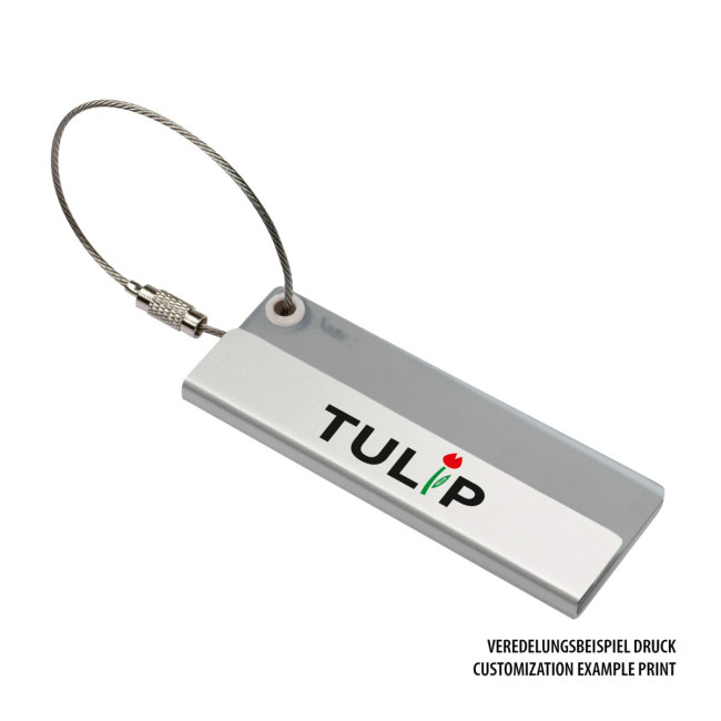 Promotional Metal Cable Luggage Tag - Image 4