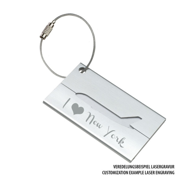 Promotional Plane Luggage tag - Image 2