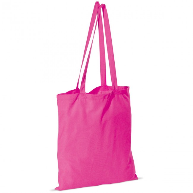 Promotional Cotton shoulderbag, long magenta - Image 2