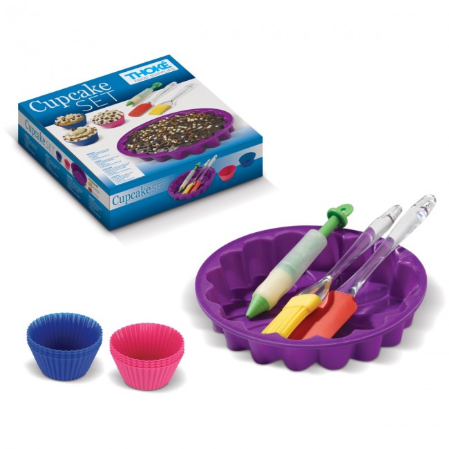 Promotional Cupcake set, silicone - Image 1