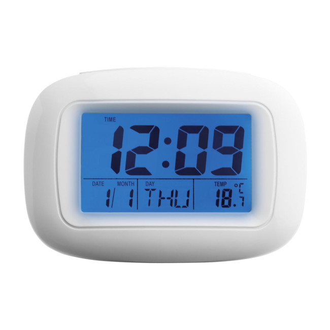 Promotional Alarm clock with thermometer - Image 3