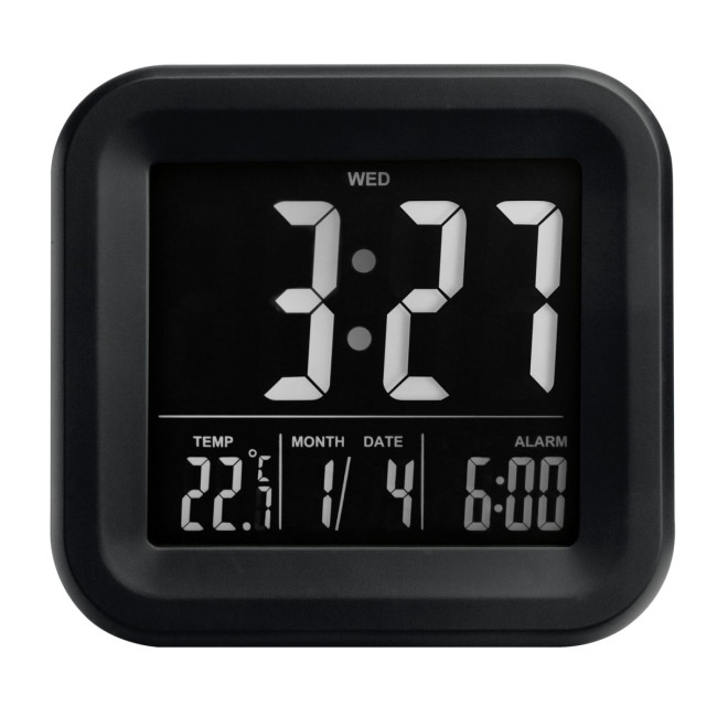 Promotional Alarm clock with thermometer - Image 3