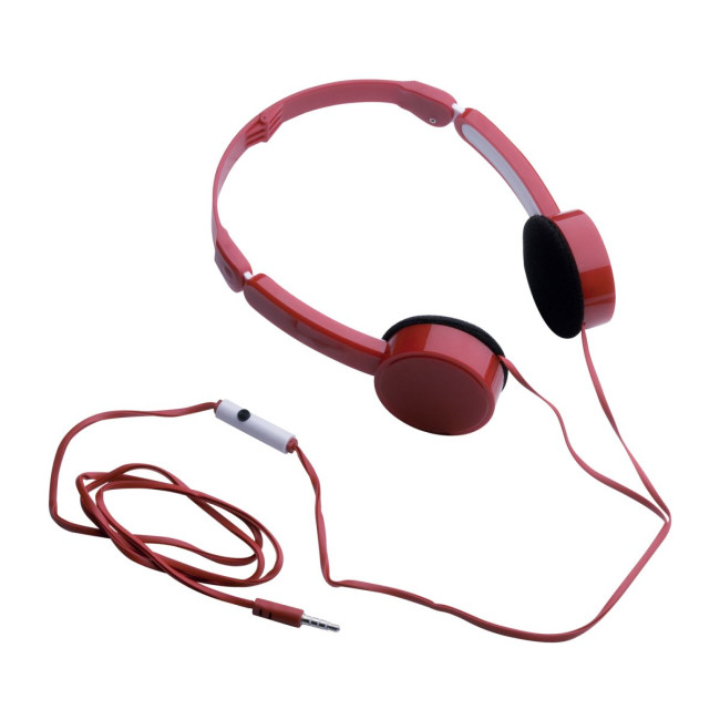 Promotional Torbay Headphones with hands-free unit - Image 1