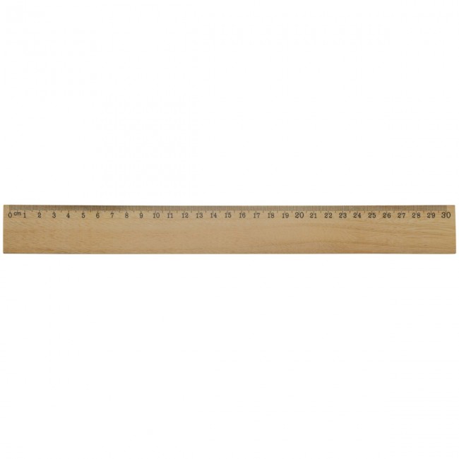 Promotional Ruler wood 30cm - Image 2