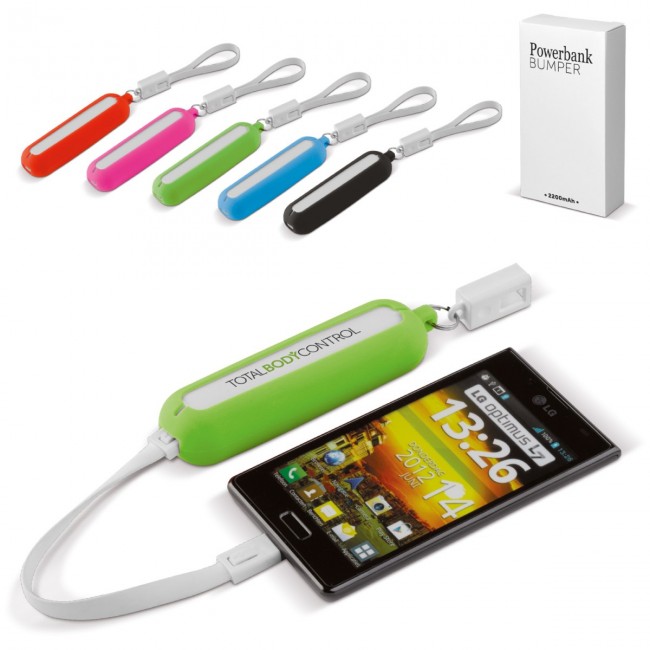 Promotional Powerbank bumper 2200mAh - Image 1