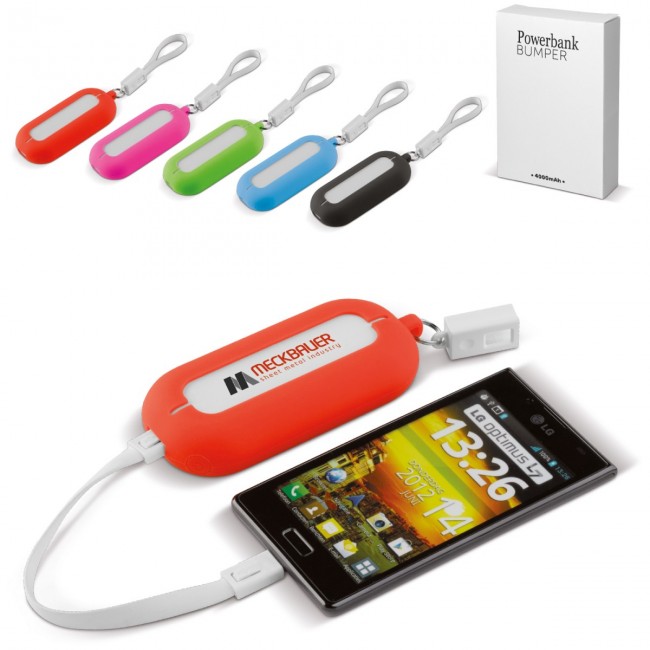 Promotional Powerbank bumper 4000mAh - Image 1